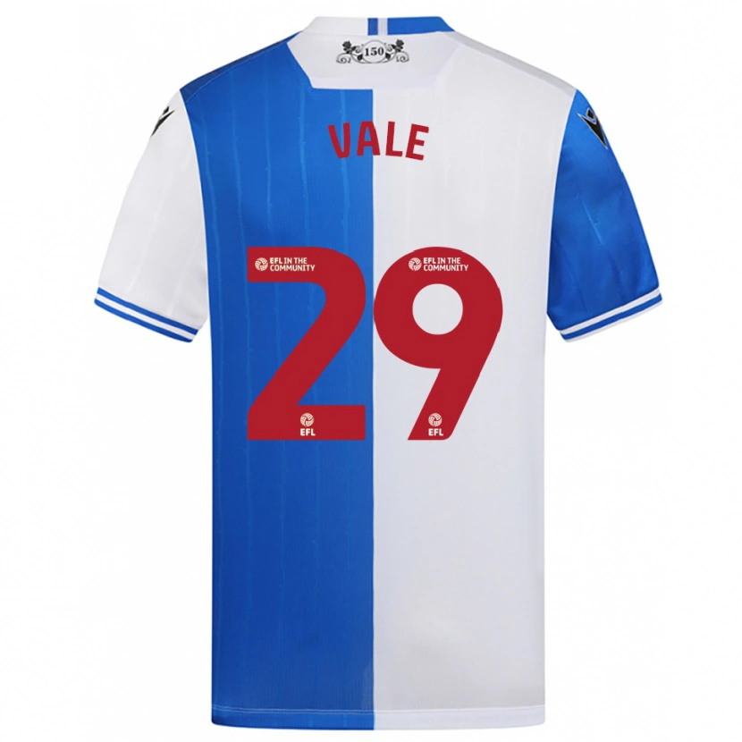Danxen Kvinder Jack Vale #29 Blå Hvid Hjemmebane Spillertrøjer 2025/26 Trøje T-Shirt