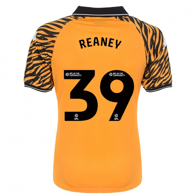 Danxen Kvinder Mollie Reaney #39 Orange Sort Hjemmebane Spillertrøjer 2025/26 Trøje T-Shirt