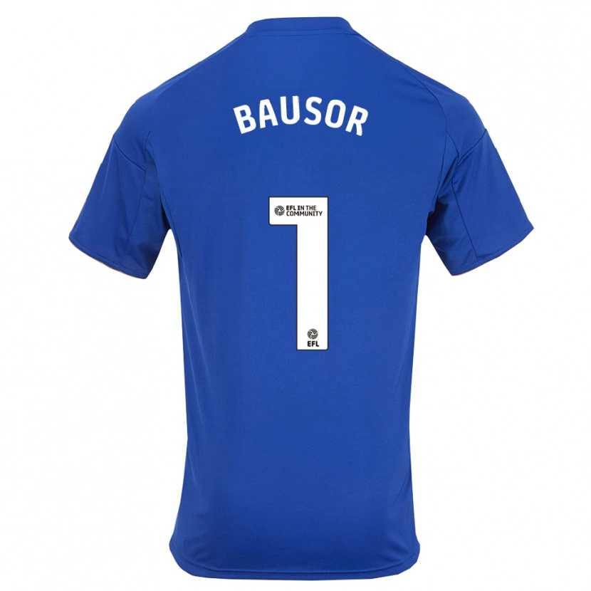 Danxen Kvinder Stevie Bausor #1 Blå Guld Hjemmebane Spillertrøjer 2025/26 Trøje T-Shirt