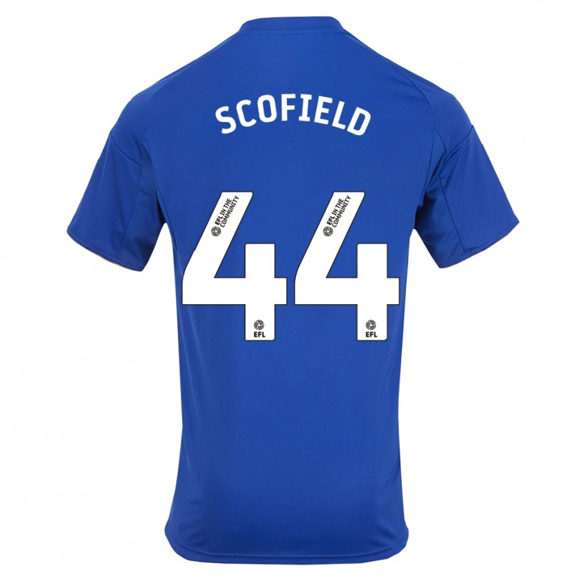 Danxen Kvinder Connie Scofield #44 Blå Guld Hjemmebane Spillertrøjer 2025/26 Trøje T-Shirt