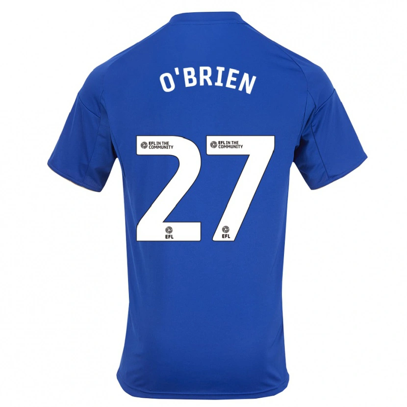 Danxen Kvinder Shannon O'brien #27 Blå Guld Hjemmebane Spillertrøjer 2025/26 Trøje T-Shirt