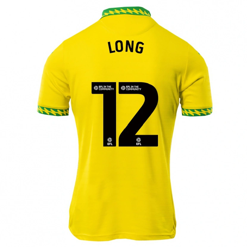 Danxen Kvinder George Long #12 Hvid Grøn Hjemmebane Spillertrøjer 2025/26 Trøje T-Shirt