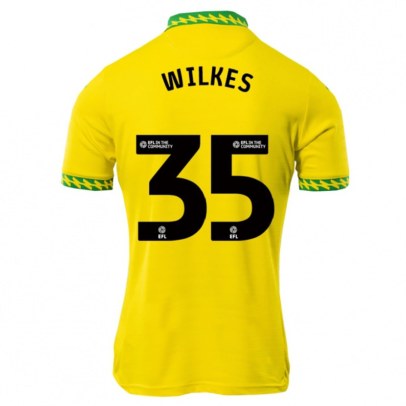 Danxen Kvinder Reece Wilkes #35 Hvid Grøn Hjemmebane Spillertrøjer 2025/26 Trøje T-Shirt