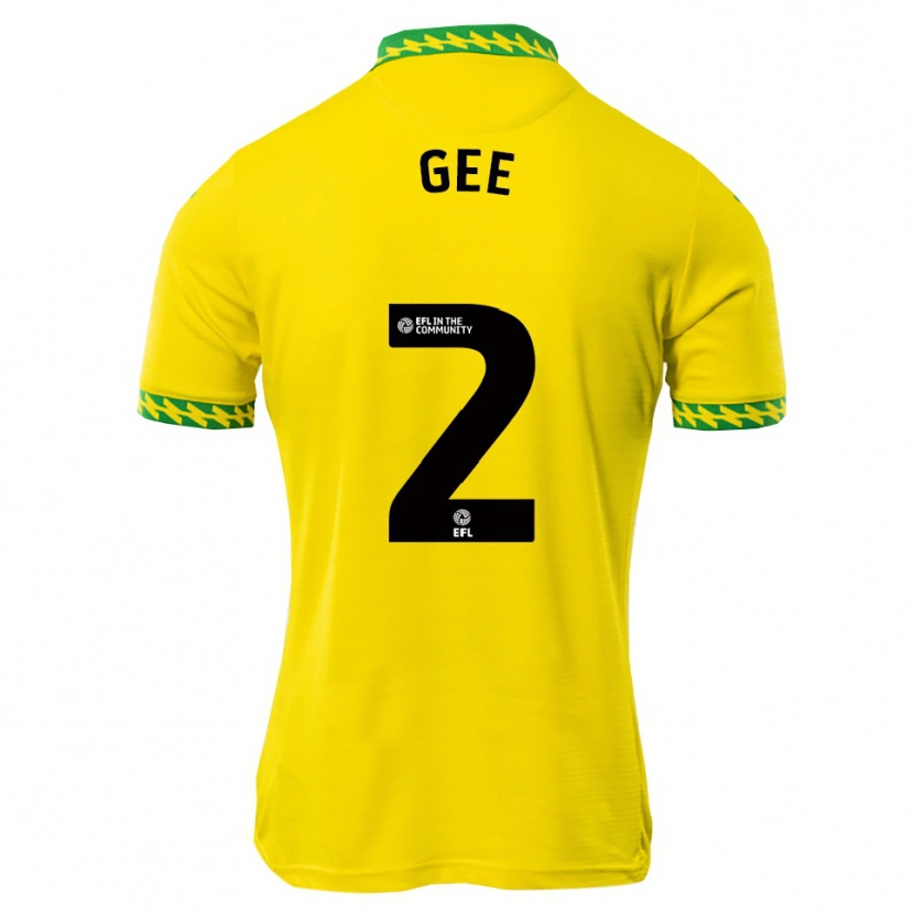 Danxen Kvinder Billy Gee #2 Hvid Grøn Hjemmebane Spillertrøjer 2025/26 Trøje T-Shirt