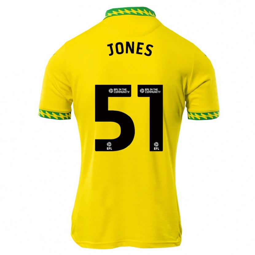 Danxen Kvinder Dylan Jones #51 Hvid Grøn Hjemmebane Spillertrøjer 2025/26 Trøje T-Shirt