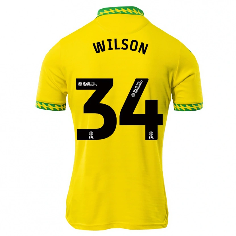 Danxen Kvinder Drew Wilson #34 Hvid Grøn Hjemmebane Spillertrøjer 2025/26 Trøje T-Shirt