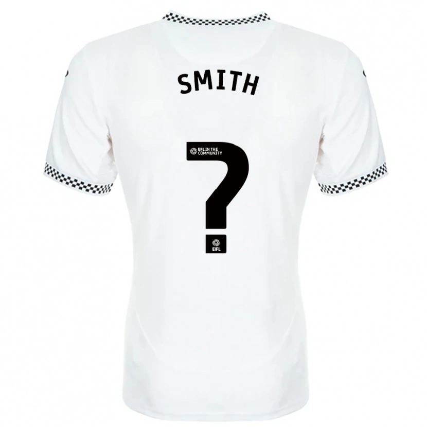 Danxen Kvinder Liam Smith #0 Hvid Orange Hjemmebane Spillertrøjer 2025/26 Trøje T-Shirt