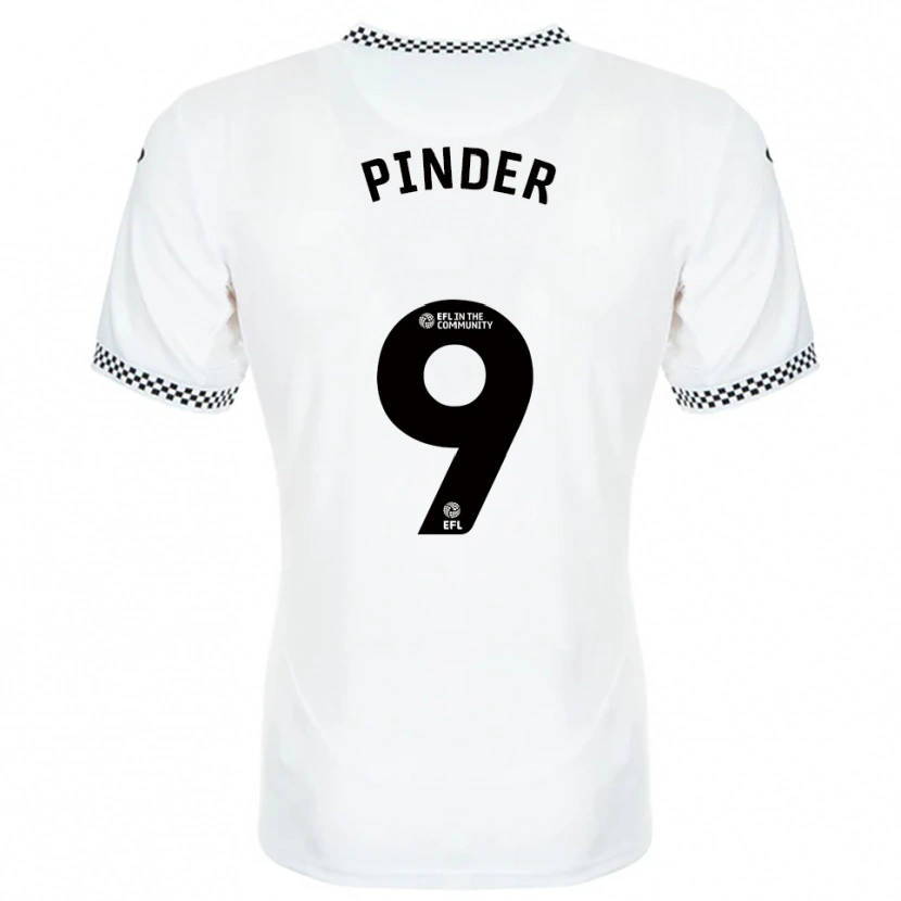 Danxen Kvinder Robyn Pinder #9 Hvid Orange Hjemmebane Spillertrøjer 2025/26 Trøje T-Shirt