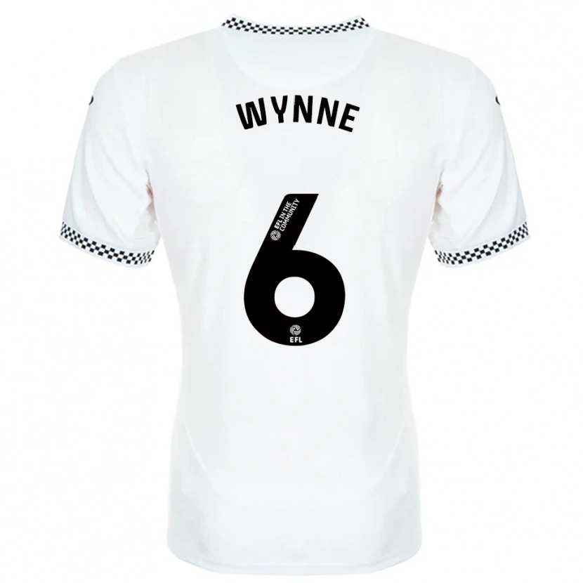 Danxen Kvinder Sammy Wynne #6 Hvid Orange Hjemmebane Spillertrøjer 2025/26 Trøje T-Shirt