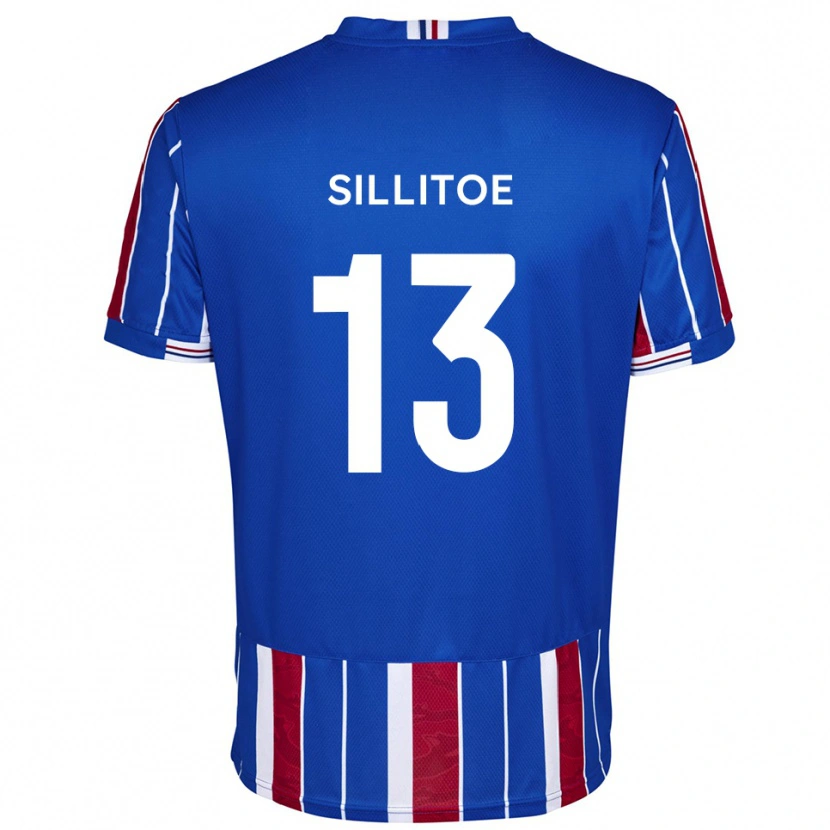 Danxen Kvinder Casey Sillitoe #13 Blå Rød Hvid Hjemmebane Spillertrøjer 2025/26 Trøje T-Shirt