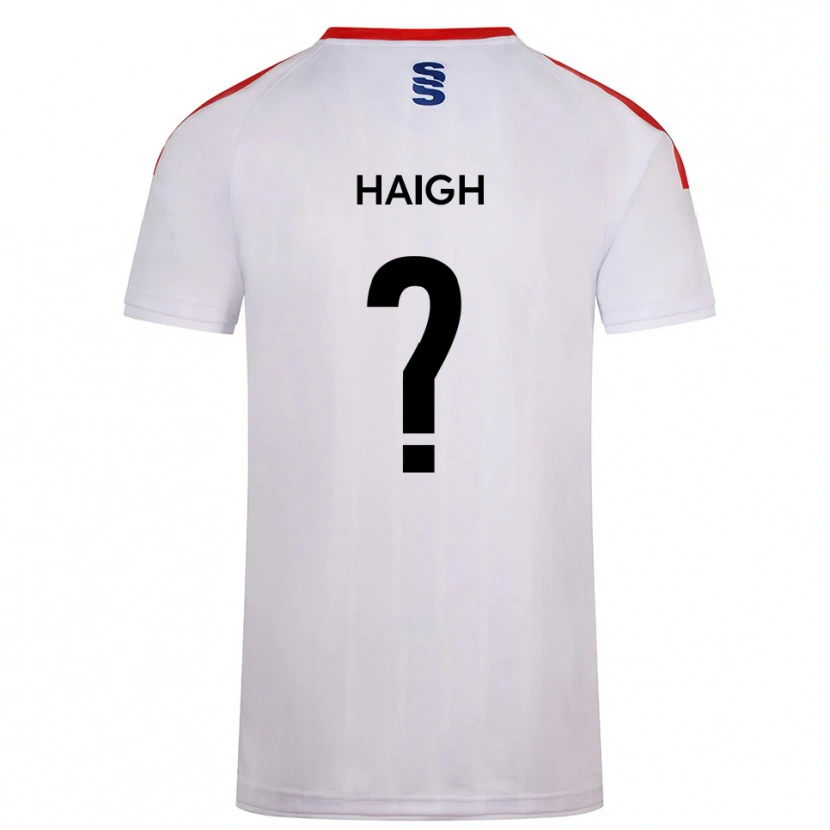 Danxen Kvinder Haigh Haigh #0 Hvid Marine Hjemmebane Spillertrøjer 2025/26 Trøje T-Shirt