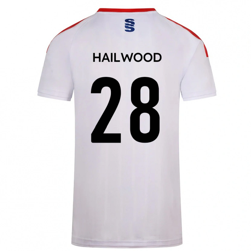Danxen Kvinder Jesse Hailwood #28 Hvid Marine Hjemmebane Spillertrøjer 2025/26 Trøje T-Shirt