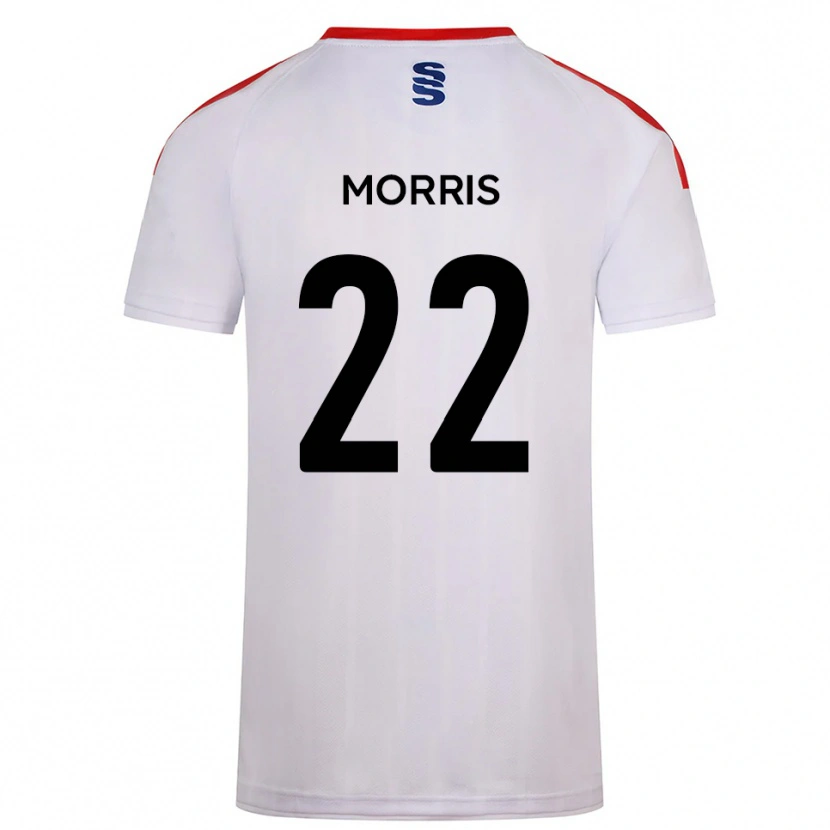 Danxen Kvinder Jack Morris #22 Hvid Marine Hjemmebane Spillertrøjer 2025/26 Trøje T-Shirt