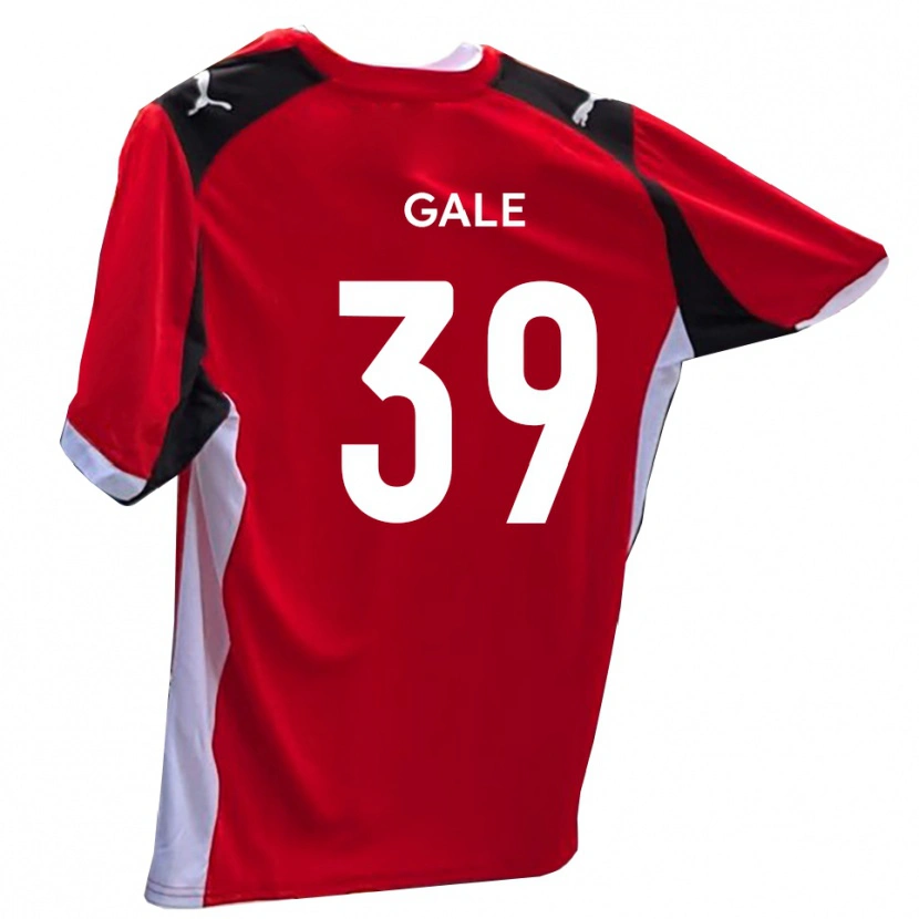 Danxen Kvinder James Gale #39 Rød Hvid Hjemmebane Spillertrøjer 2025/26 Trøje T-Shirt
