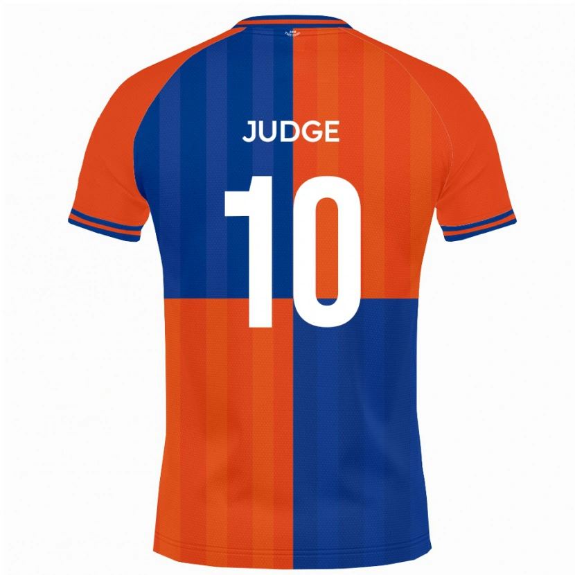 Danxen Kvinder Alan Judge #10 Orange Kongeblå Hjemmebane Spillertrøjer 2025/26 Trøje T-Shirt