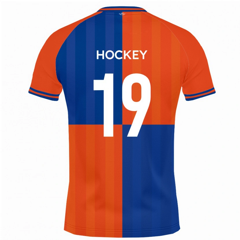Danxen Kvinder Freddie Hockey #19 Orange Kongeblå Hjemmebane Spillertrøjer 2025/26 Trøje T-Shirt