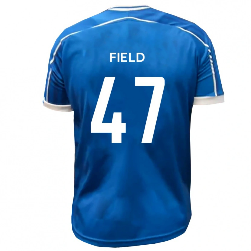 Danxen Kvinder Tyler Field #47 Blå Hvid Hjemmebane Spillertrøjer 2025/26 Trøje T-Shirt