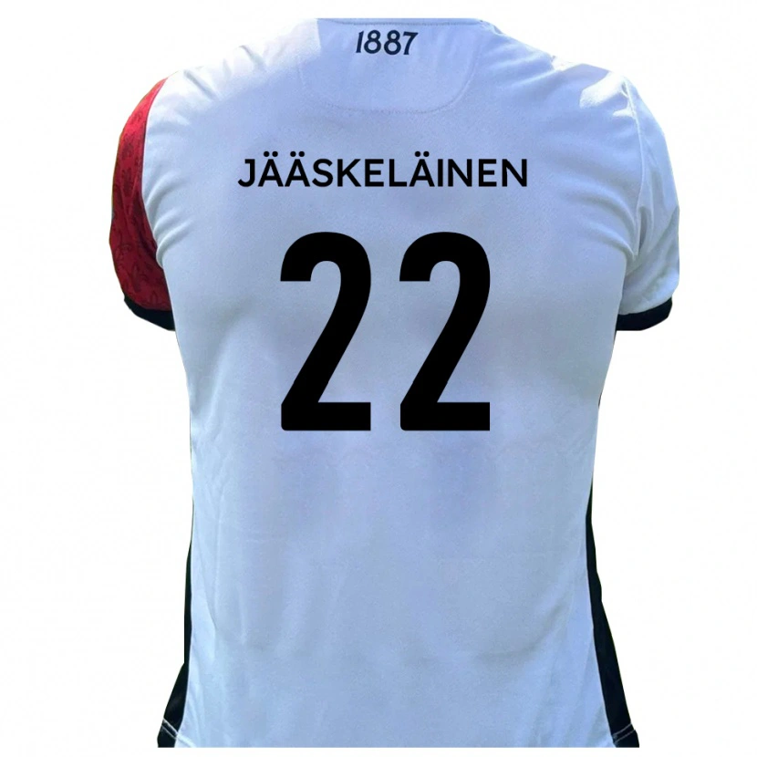 Danxen Kvinder Will Jääskeläinen #22 Rød Hvid Hjemmebane Spillertrøjer 2025/26 Trøje T-Shirt