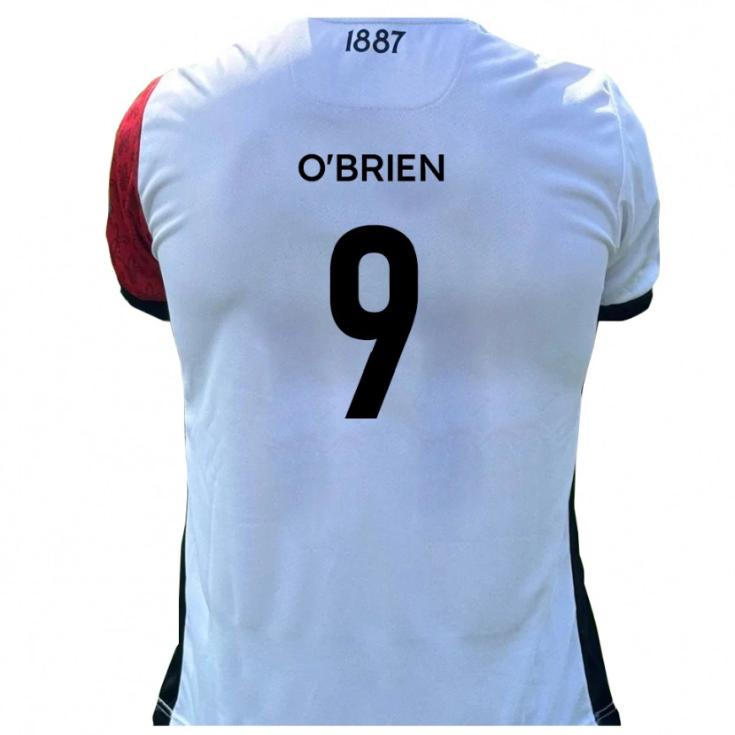 Danxen Kvinder Aiden O'brien #9 Rød Hvid Hjemmebane Spillertrøjer 2025/26 Trøje T-Shirt