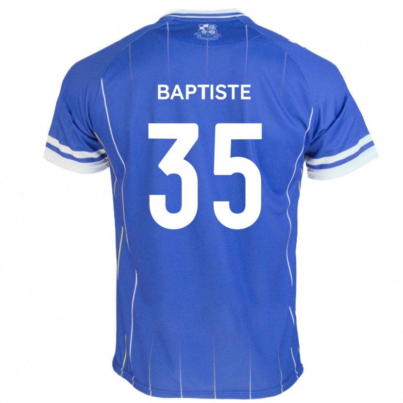 Danxen Kvinder Dante Baptiste #35 Kongeblå Hjemmebane Spillertrøjer 2025/26 Trøje T-Shirt