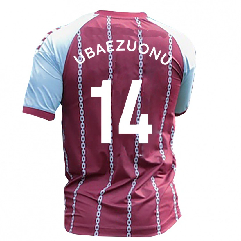 Danxen Kvinder Carlton Ubaezuonu #14 Himmelblå Rust Rød Hjemmebane Spillertrøjer 2025/26 Trøje T-Shirt