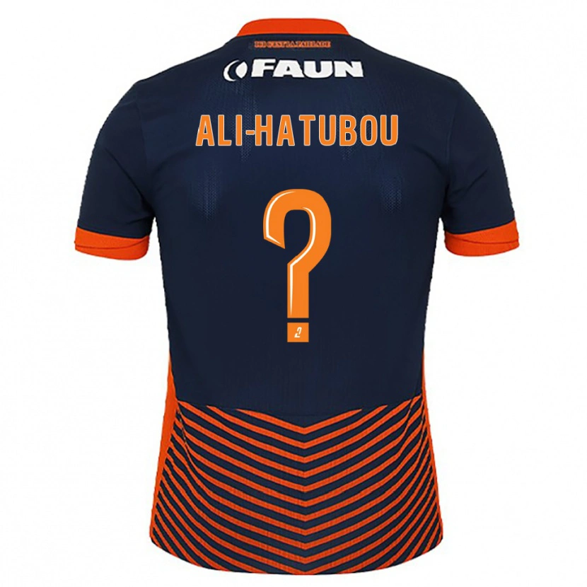 Danxen Kvinder Fayad Ali-Hatubou #0 Midnatsblå Orange Hjemmebane Spillertrøjer 2025/26 Trøje T-Shirt