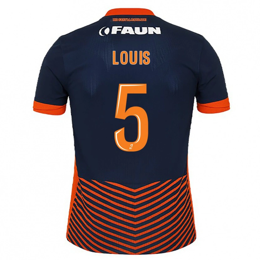 Danxen Kvinder Kethna Louis #5 Midnatsblå Orange Hjemmebane Spillertrøjer 2025/26 Trøje T-Shirt
