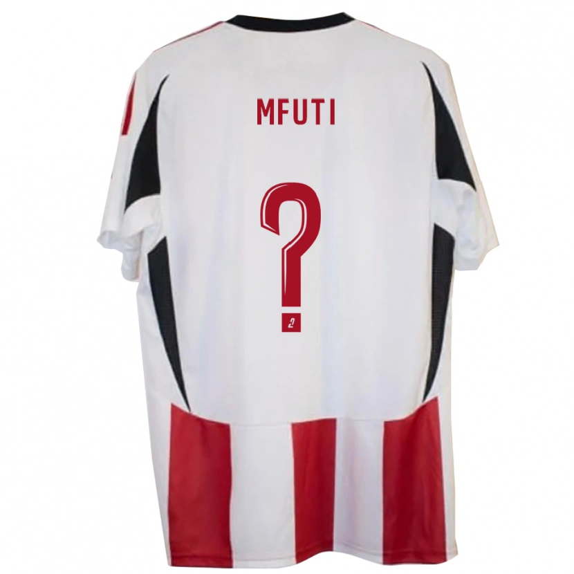 Danxen Kvinder Dorian Mfuti #0 Rød Blå Hjemmebane Spillertrøjer 2025/26 Trøje T-Shirt