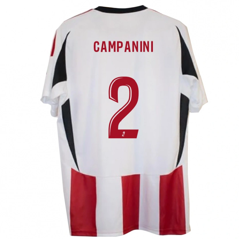 Danxen Kvinder Thibault Campanini #2 Rød Blå Hjemmebane Spillertrøjer 2025/26 Trøje T-Shirt