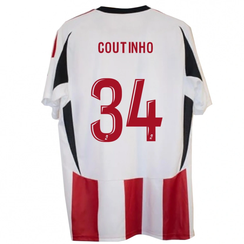 Danxen Kvinder Ricardo Coutinho #34 Rød Blå Hjemmebane Spillertrøjer 2025/26 Trøje T-Shirt