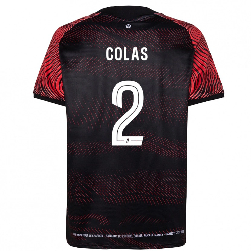 Danxen Kvinder Arsenne Colas #2 Hvid Rød Hjemmebane Spillertrøjer 2025/26 Trøje T-Shirt