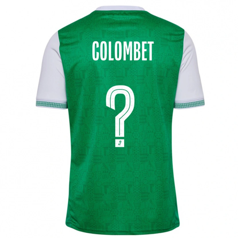 Danxen Kvinder Alexis Colombet #0 Grøn Hvid Hjemmebane Spillertrøjer 2025/26 Trøje T-Shirt