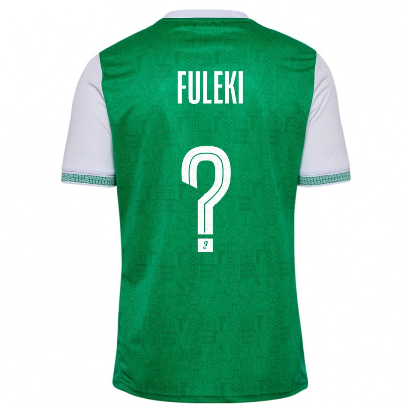 Danxen Kvinder Samuel Fuleki #0 Grøn Hvid Hjemmebane Spillertrøjer 2025/26 Trøje T-Shirt