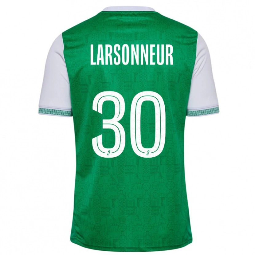 Danxen Kvinder Gautier Larsonneur #30 Grøn Hvid Hjemmebane Spillertrøjer 2025/26 Trøje T-Shirt