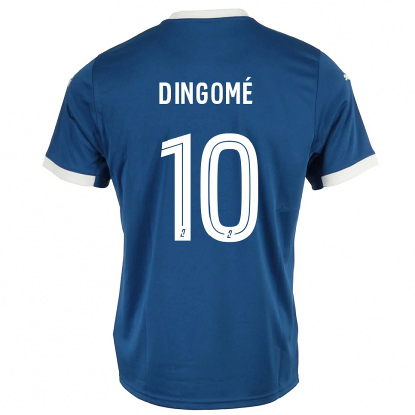 Danxen Kvinder Tristan Dingomé #10 Blå Hvid Hjemmebane Spillertrøjer 2025/26 Trøje T-Shirt