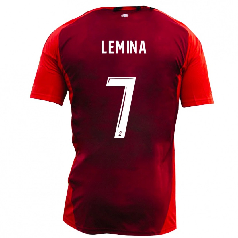 Danxen Kvinder Noha Lemina #7 Rød Burgunder Hjemmebane Spillertrøjer 2025/26 Trøje T-Shirt