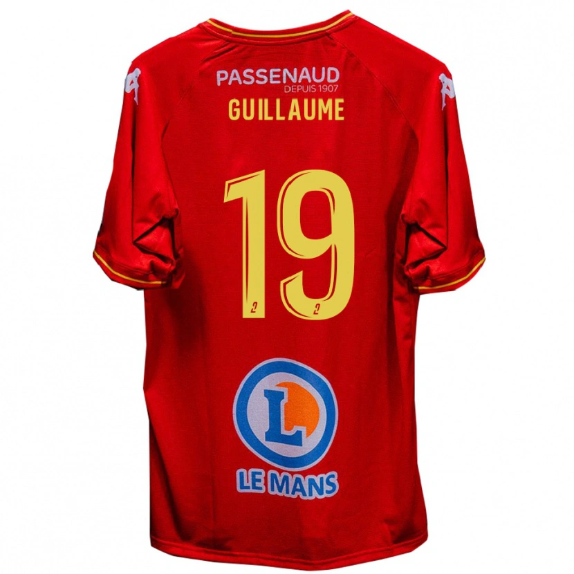 Danxen Kvinder Baptiste Guillaume #19 Rød Gul Hjemmebane Spillertrøjer 2025/26 Trøje T-Shirt