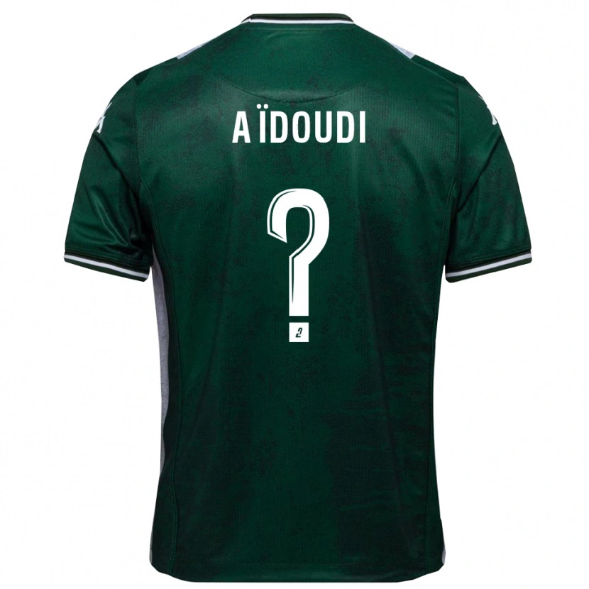 Danxen Kvinder Karim Aïdoudi #0 Grøn Hvid Hjemmebane Spillertrøjer 2025/26 Trøje T-Shirt