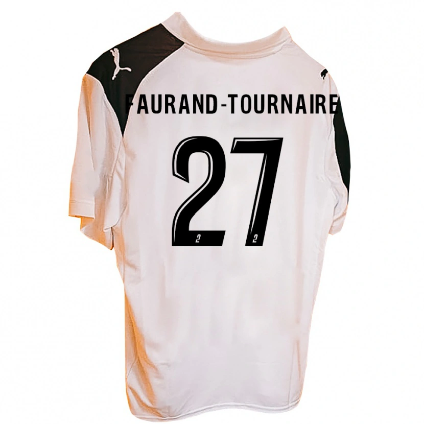 Danxen Kvinder Aymeric Faurand-Tournaire #27 Orange Sort Hjemmebane Spillertrøjer 2025/26 Trøje T-Shirt
