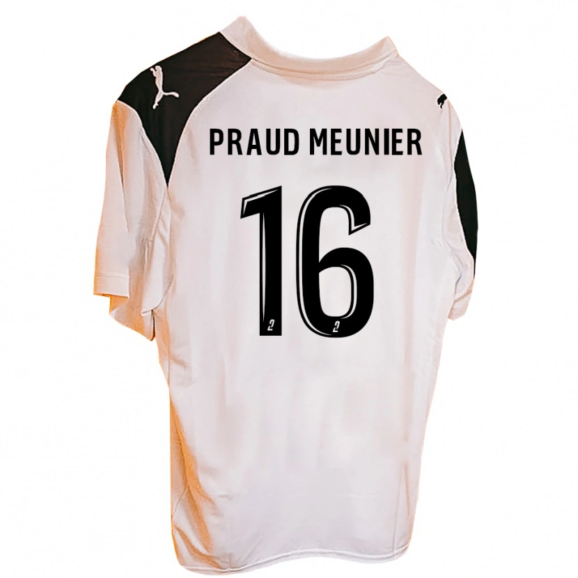Danxen Kvinder Nolhan Praud Meunier #16 Orange Sort Hjemmebane Spillertrøjer 2025/26 Trøje T-Shirt