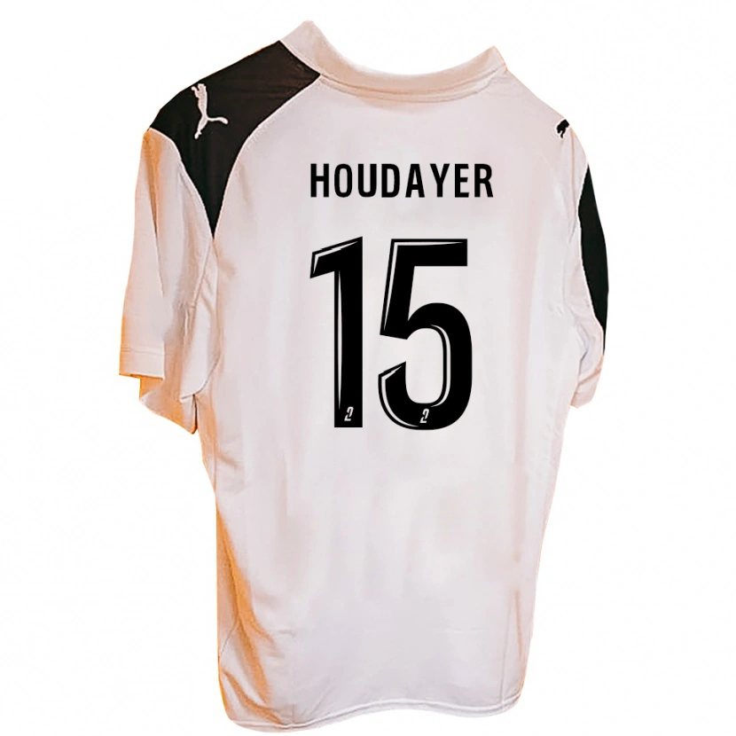 Danxen Kvinder Mathys Houdayer #15 Orange Sort Hjemmebane Spillertrøjer 2025/26 Trøje T-Shirt