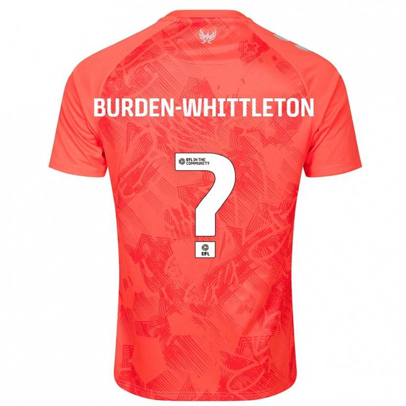 Danxen Kvinder Charlie Burden-Whittleton #0 Orange Hvid Udebane Spillertrøjer 2025/26 Trøje T-Shirt