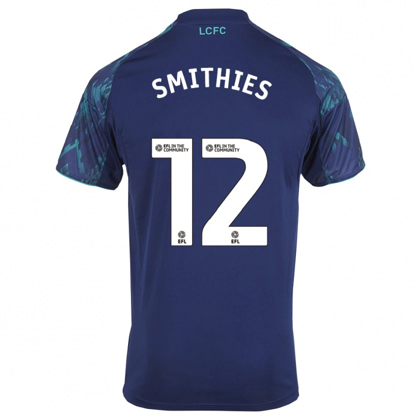 Danxen Kvinder Alex Smithies #12 Marinegrøn Hvid Udebane Spillertrøjer 2025/26 Trøje T-Shirt