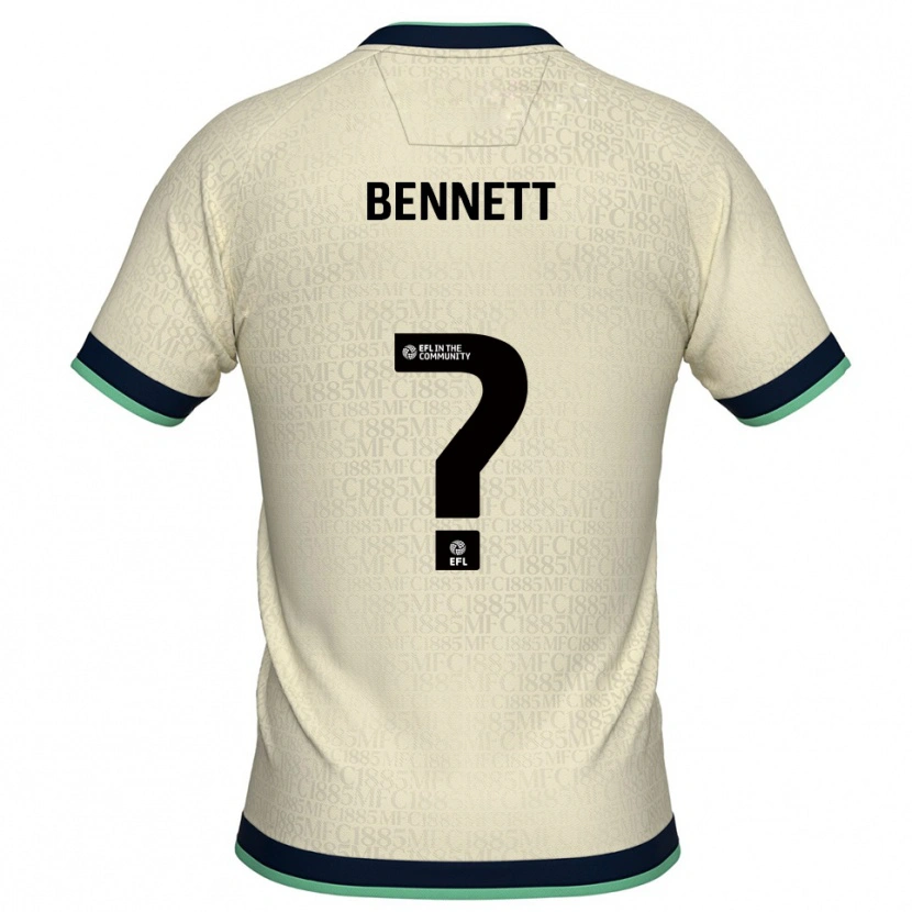 Danxen Kvinder Shay Bennett #0 Champagne Marine Udebane Spillertrøjer 2025/26 Trøje T-Shirt