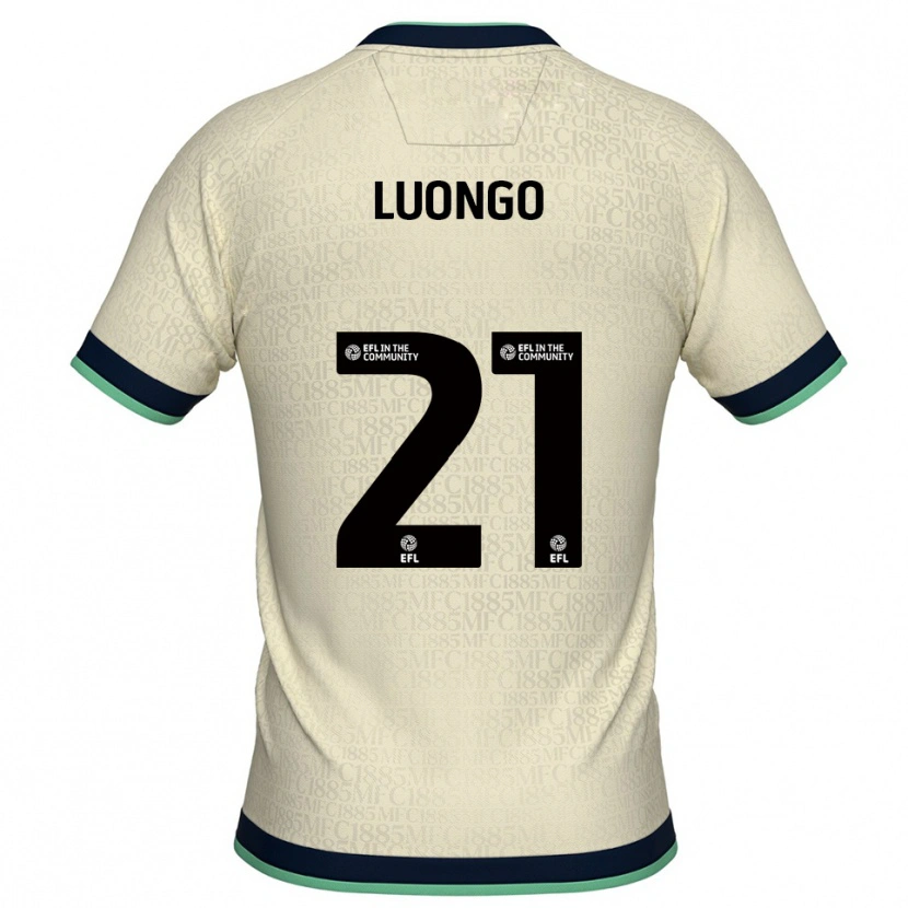 Danxen Kvinder Massimo Luongo #21 Champagne Marine Udebane Spillertrøjer 2025/26 Trøje T-Shirt