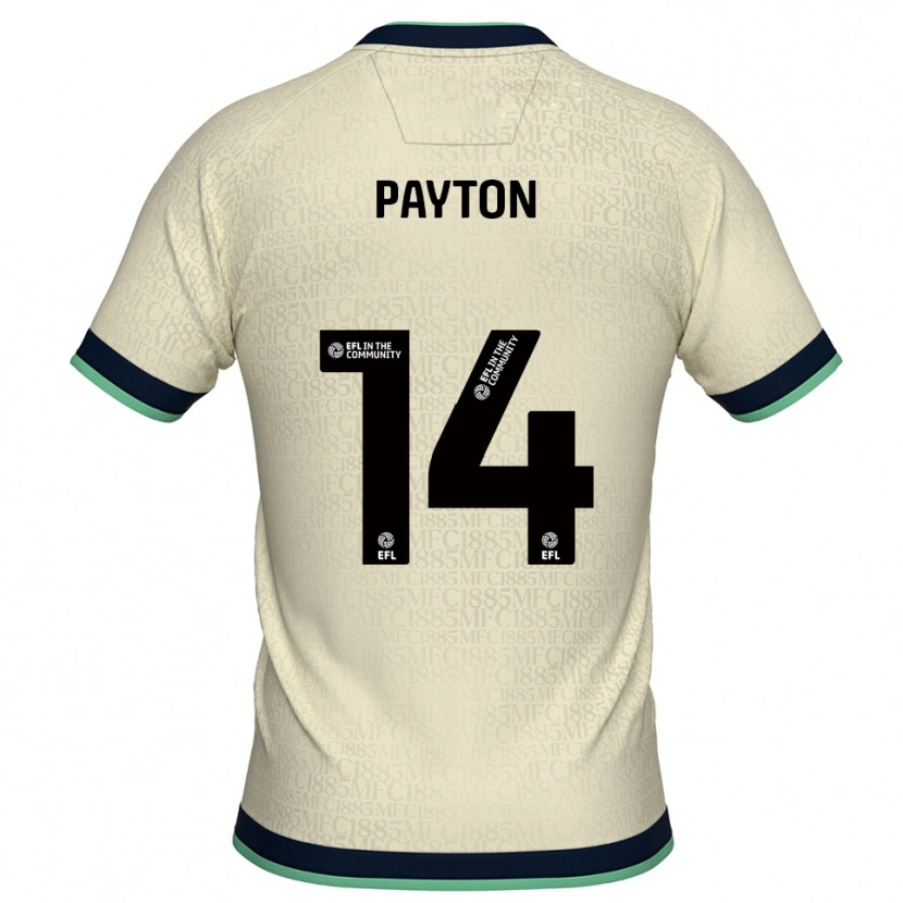 Danxen Kvinder Edward Payton #14 Champagne Marine Udebane Spillertrøjer 2025/26 Trøje T-Shirt