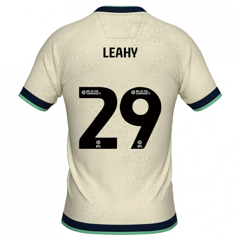 Danxen Kvinder Tom Leahy #29 Champagne Marine Udebane Spillertrøjer 2025/26 Trøje T-Shirt