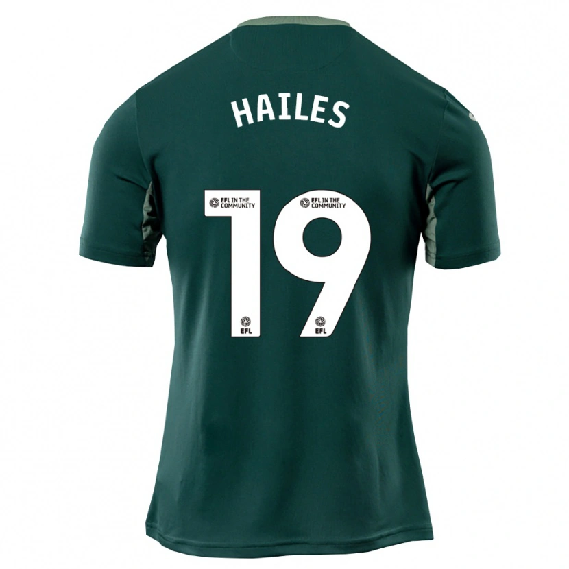 Danxen Kvinder Lauren Hailes #19 Grøn Hvid Lilla Udebane Spillertrøjer 2025/26 Trøje T-Shirt
