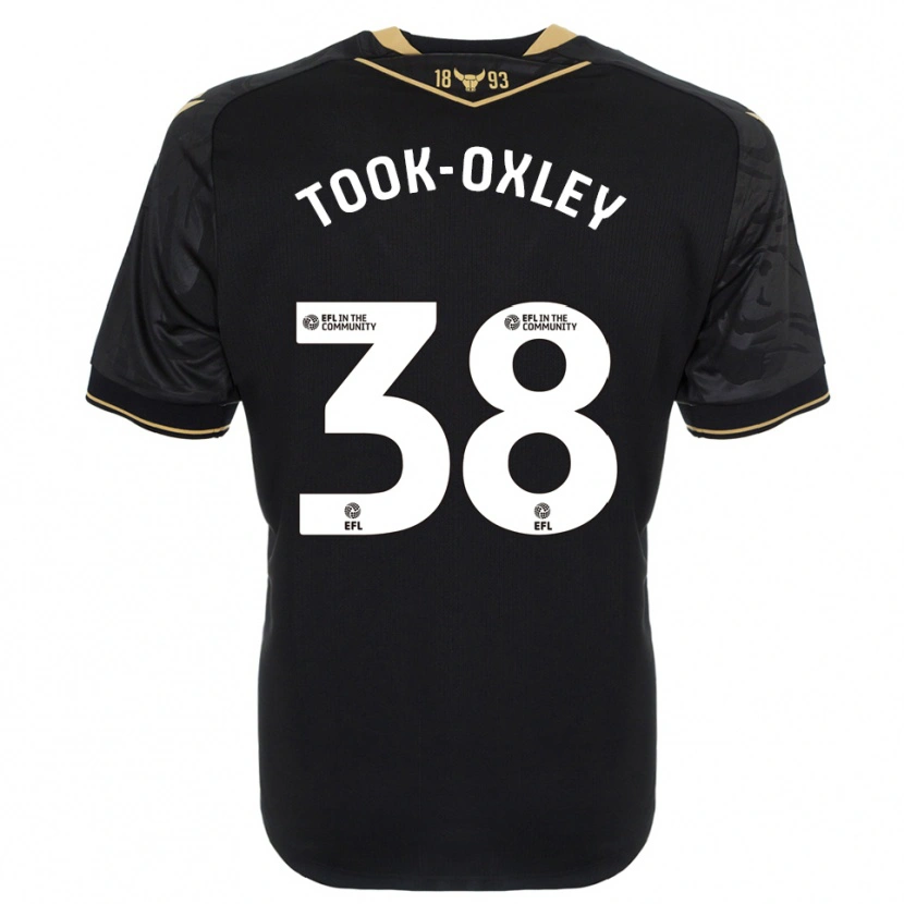 Danxen Kvinder Zaide Took-Oxley #38 Sort Guld Udebane Spillertrøjer 2025/26 Trøje T-Shirt