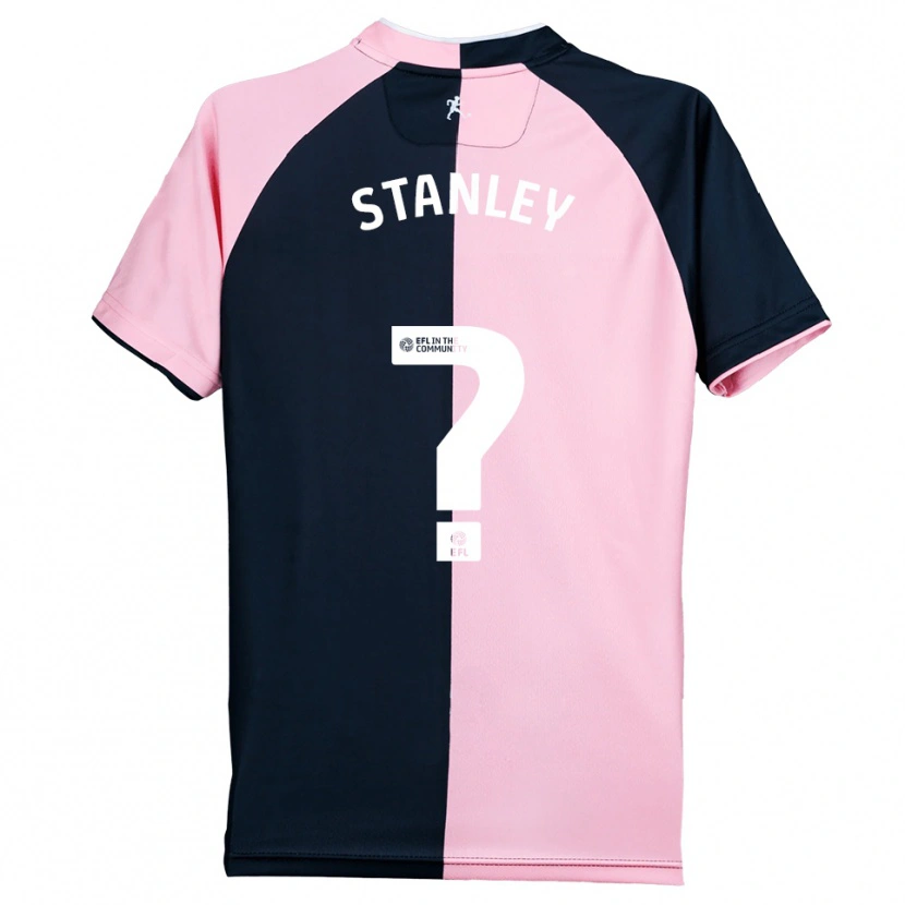 Danxen Kvinder Grace Stanley #0 Pink Sort Udebane Spillertrøjer 2025/26 Trøje T-Shirt